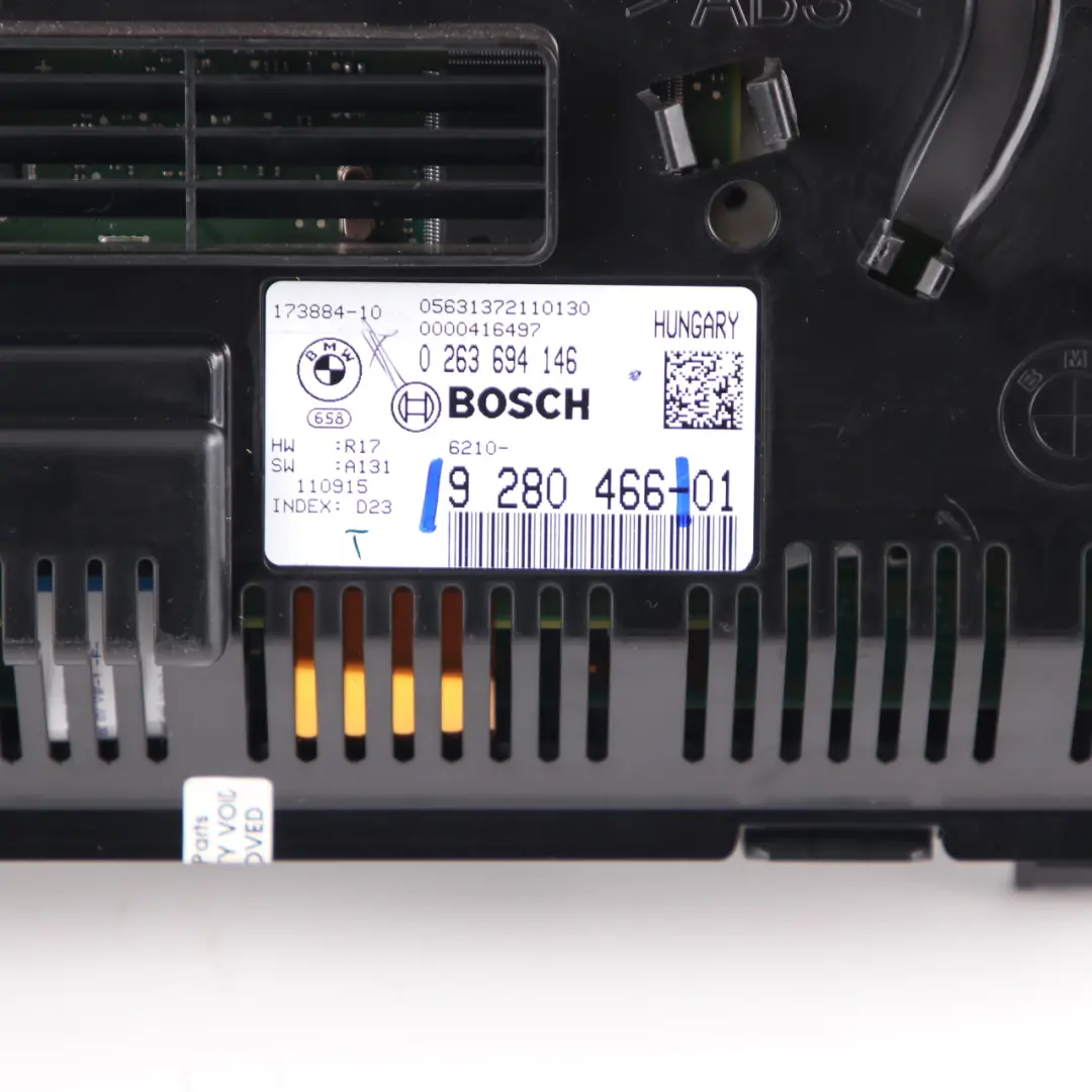 Instrument Cluster BMW F10 F01 Speedo Clock Control Automatic Diesel to with Part number 9280466 Instrument Cluster BMW F10 F01 Speedo Clock Control Automatic Diesel - SKU rhd-9280466 - Part number 9280466