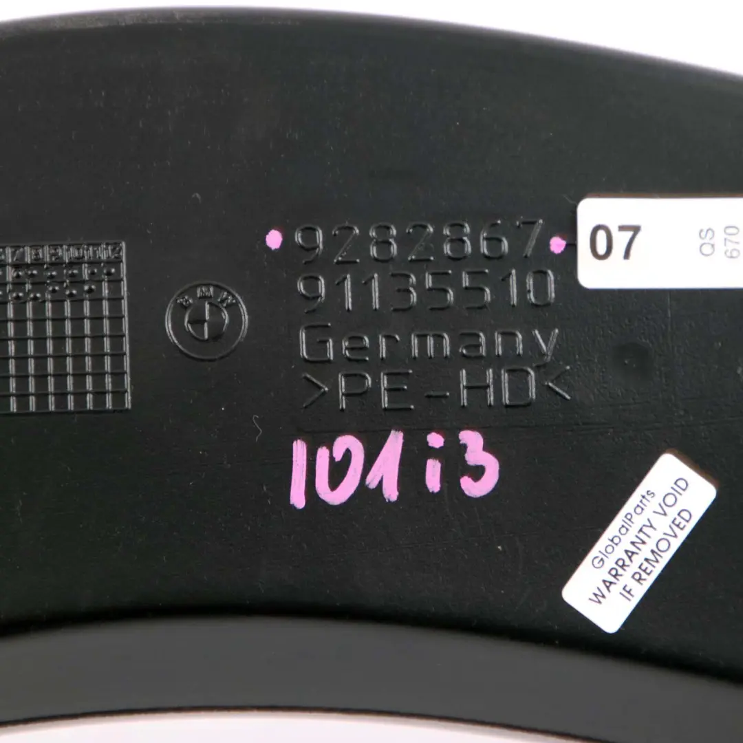 Cold Air Duct BMW i3 I01 Vent Inteke Guide Panel Driver's Side Right O/S to with Part number 9282867 Cold Air Duct BMW i3 I01 Vent Inteke Guide Panel Driver's Side Right O/S - SKU rhd-9282867 - Part number 9282867