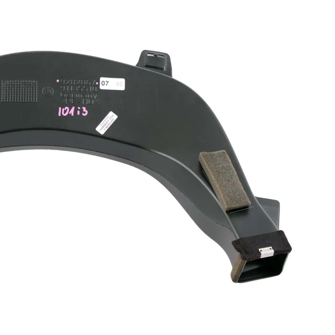  Cold Air Duct BMW i3 I01 Vent Inteke Guide Panel Driver's Side Right O/S - SKU rhd-9282867 - Part number 9282867