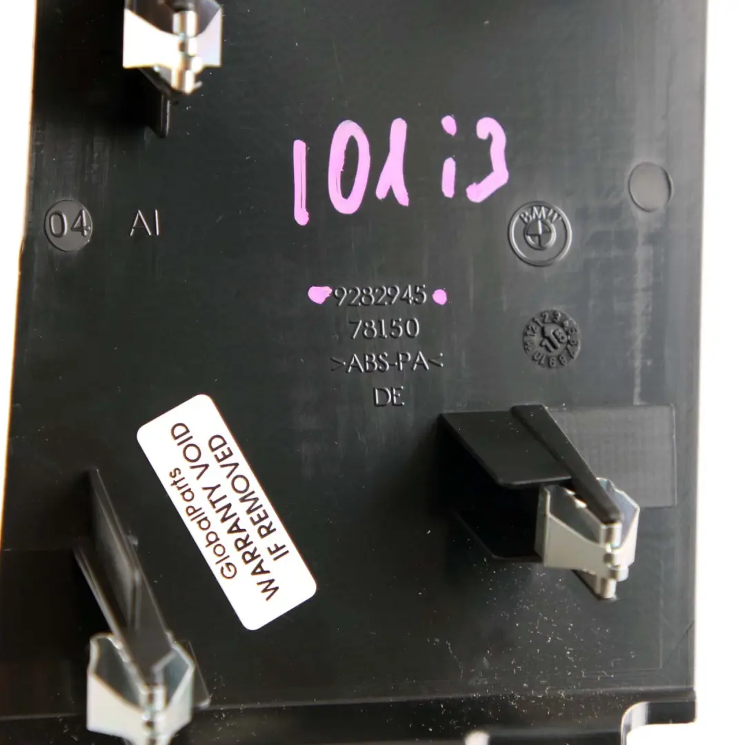 Dashboard Trim Passenger's Side Panel Cover Black to BMW i3 I01 with Part number 9282945 BMW i3 I01 Dashboard Trim Passenger's Side Panel Cover Black - SKU rhd-9282945 - Part number 9282945