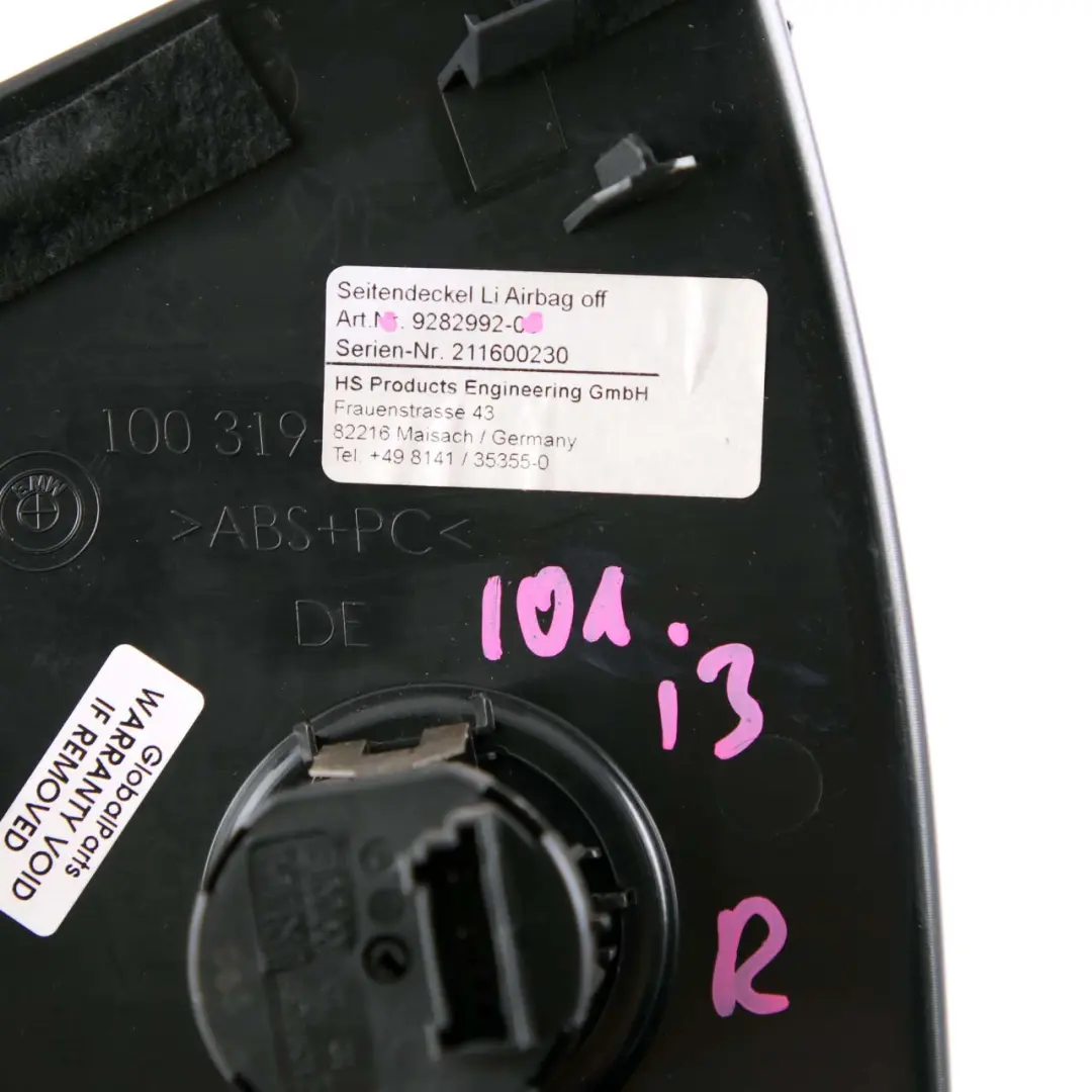 Dashboard Trim Dash Outer Left Instrument Panel Cover N/S to BMW i3 I01 with Part number 9282992 BMW i3 I01 Dashboard Trim Dash Outer Left Instrument Panel Cover N/S - SKU rhd-9282992 - Part number 9282992