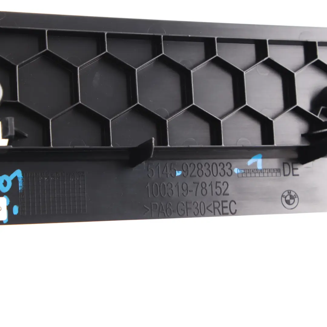 Passenger's Side Footwell Trim Panel Bottom Black to BMW i3 I01 Dash Cover with Part number 9283033 BMW i3 I01 Dash Cover Passenger's Side Footwell Trim Panel Bottom Black - SKU rhd-9283033-1 - Part number 9283033