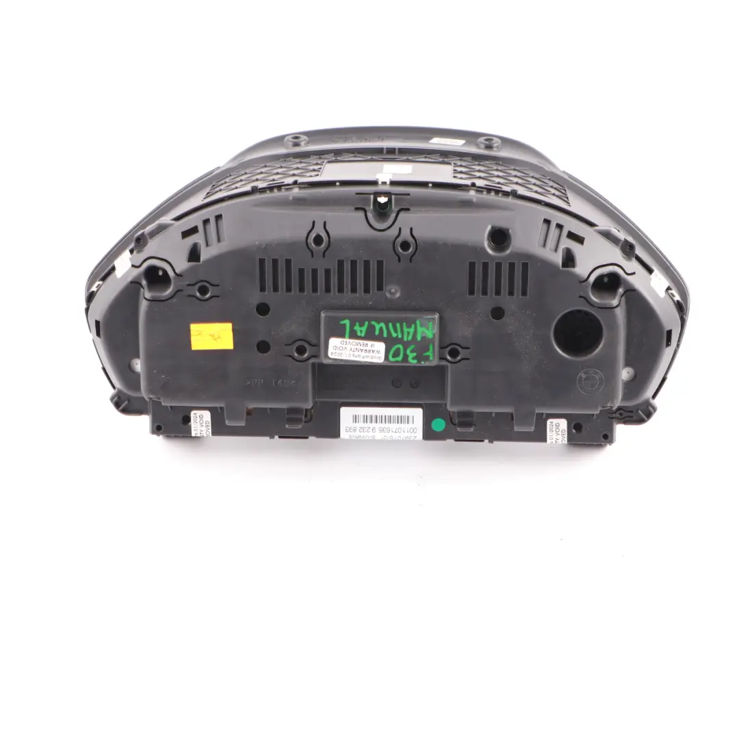  Instrument Cluster BMW F30 F31 Petrol Speedo Clocks Meter Manual - SKU rhd-9283310 - Part number 9283310