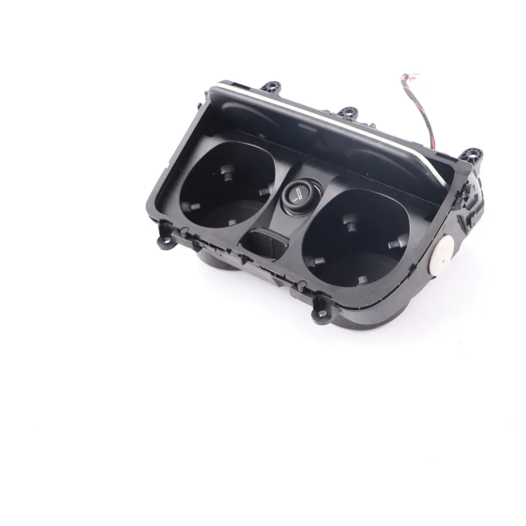 Holder BMW F10 F11 LCI Trim Cover Storage Centre Console Tray Silver to Cup with Part number 9283611 Cup Holder BMW F10 F11 LCI Trim Cover Storage Centre Console Tray Silver - SKU rhd-9283611-2 - Part number 9283611