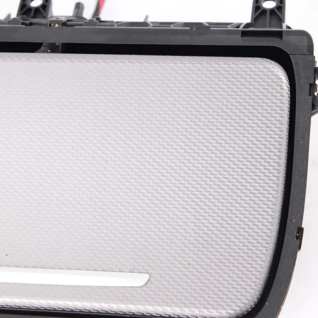 Holder BMW F10 F11 LCI Trim Cover Storage Centre Console Tray Silver to Cup with Part number 9283611 Cup Holder BMW F10 F11 LCI Trim Cover Storage Centre Console Tray Silver - SKU rhd-9283611-3 - Part number 9283611