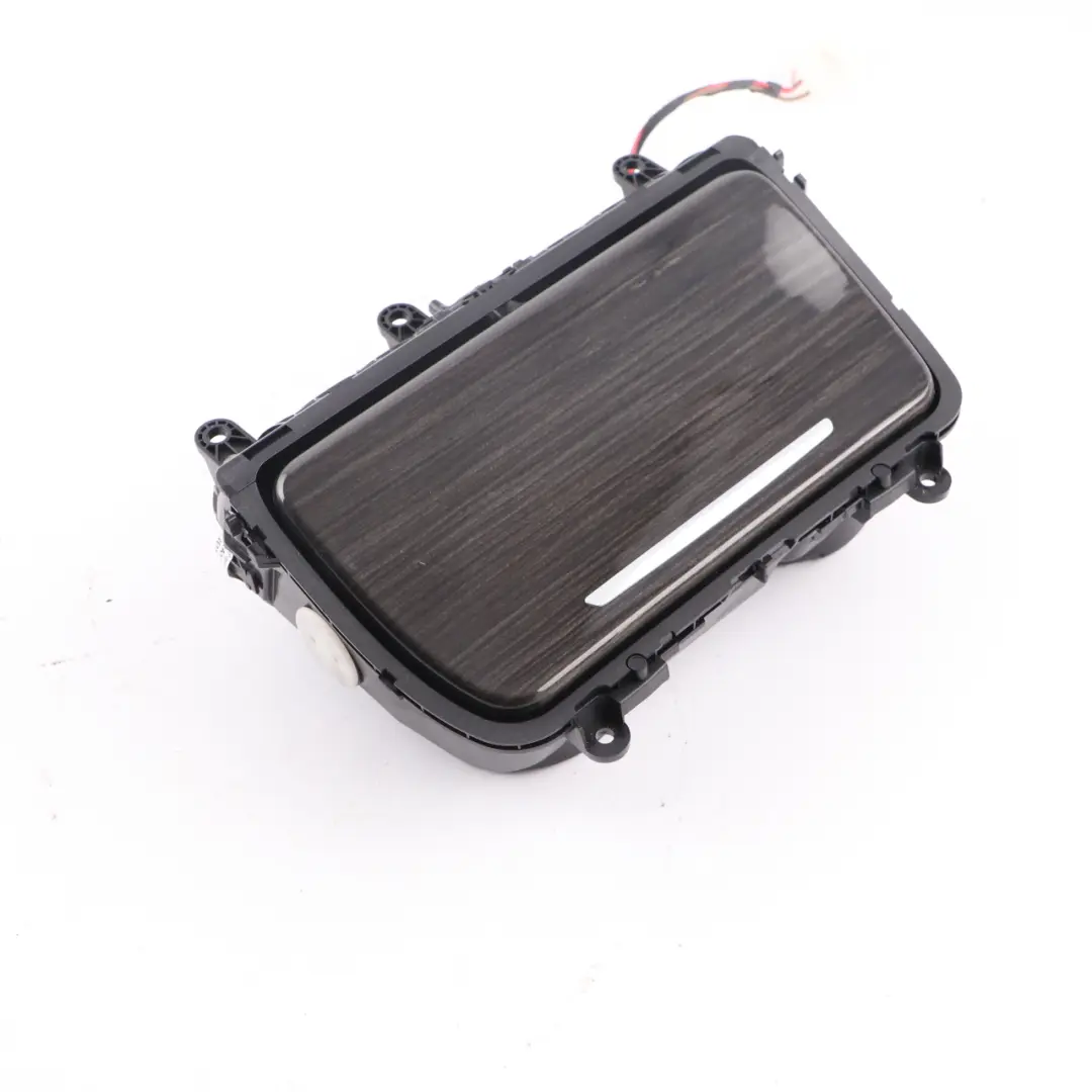 Holder BMW F10 F11 LCI Cover Storage Centre Console Tray Fine Wood to Cup with Part number 9283611 Cup Holder BMW F10 F11 LCI Cover Storage Centre Console Tray Fine Wood - SKU rhd-9283611-4 - Part number 9283611