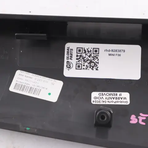 Decorative Trim Dash Secret Compartment Cover Set Hazy Grey to Mini Cooper F55 F56 with Part number 9283879 Mini Cooper F55 F56 Decorative Trim Dash Secret Compartment Cover Set Hazy Grey - SKU rhd-9283879 - Part number 9283879