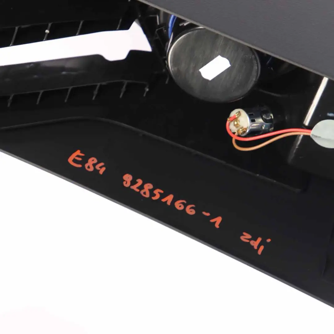 BMW X1 E84 Centre Console Black Retractable Sliding Trim Armrest Black - SKU rhd-9285166-1 - Part number 9285166