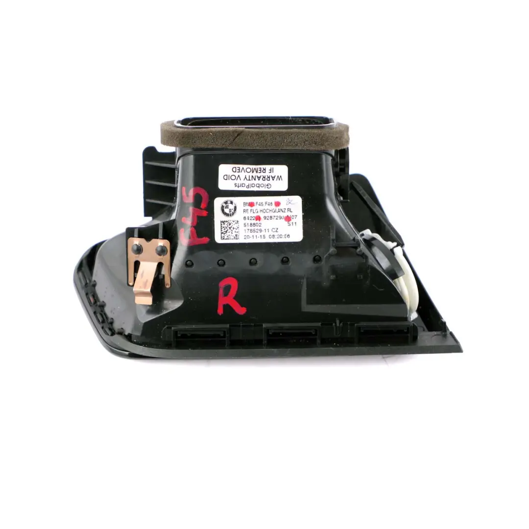 BMW 2 Series F45 F46 Fresh Air Grille Right O/S Vent Dash Dashboard - SKU rhd-9287290 - Part number 9287290