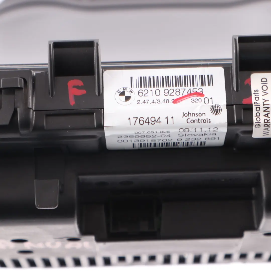 Instrument Cluster BMW F20 F21 F45 Petrol Speedo Clocks Meter Manual to with Part number 9287453 Instrument Cluster BMW F20 F21 F45 Petrol Speedo Clocks Meter Manual - SKU rhd-9287453 - Part number 9287453