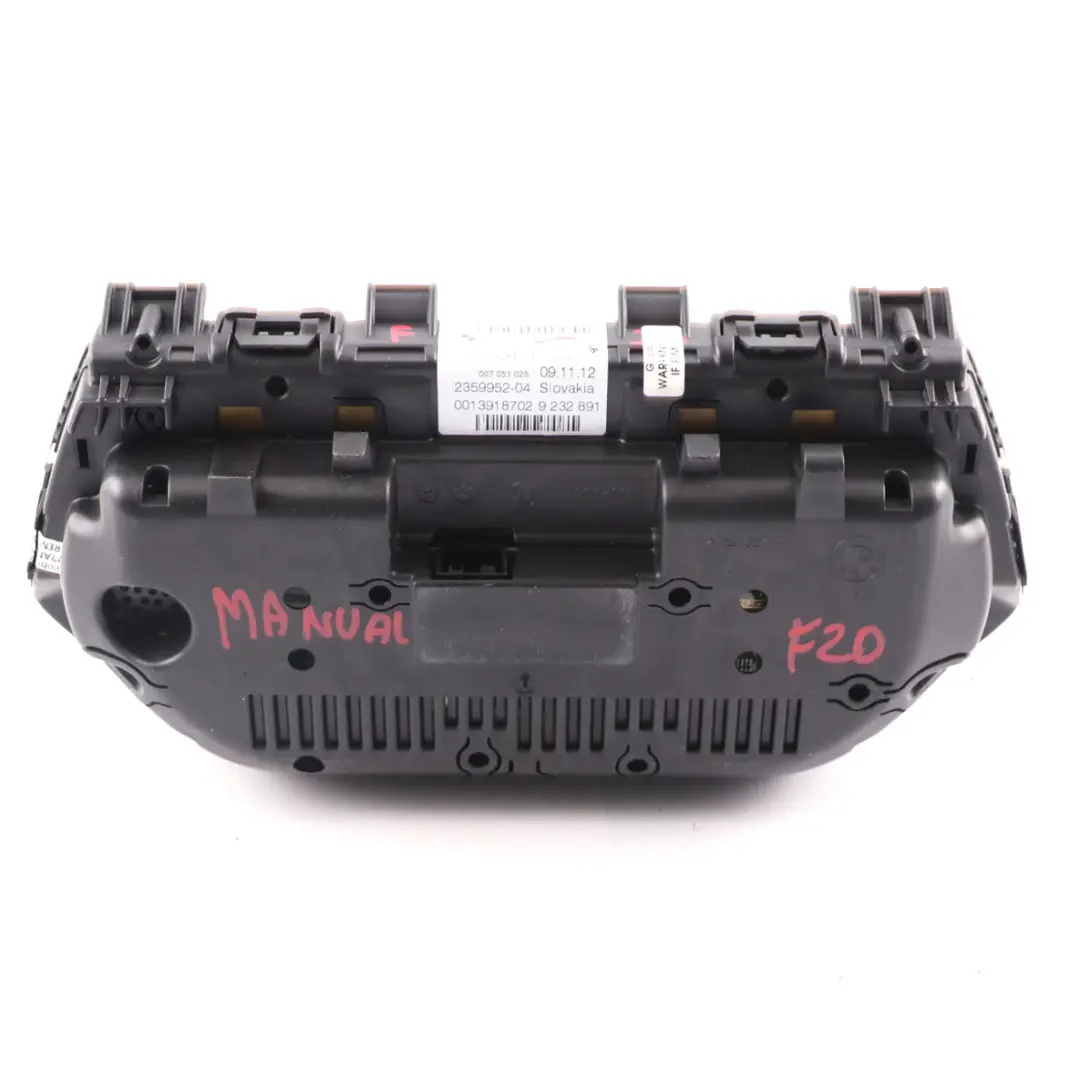 Instrument Cluster BMW F20 F21 F45 Petrol Speedo Clocks Meter Manual to with Part number 9287453 Instrument Cluster BMW F20 F21 F45 Petrol Speedo Clocks Meter Manual - SKU rhd-9287453 - Part number 9287453