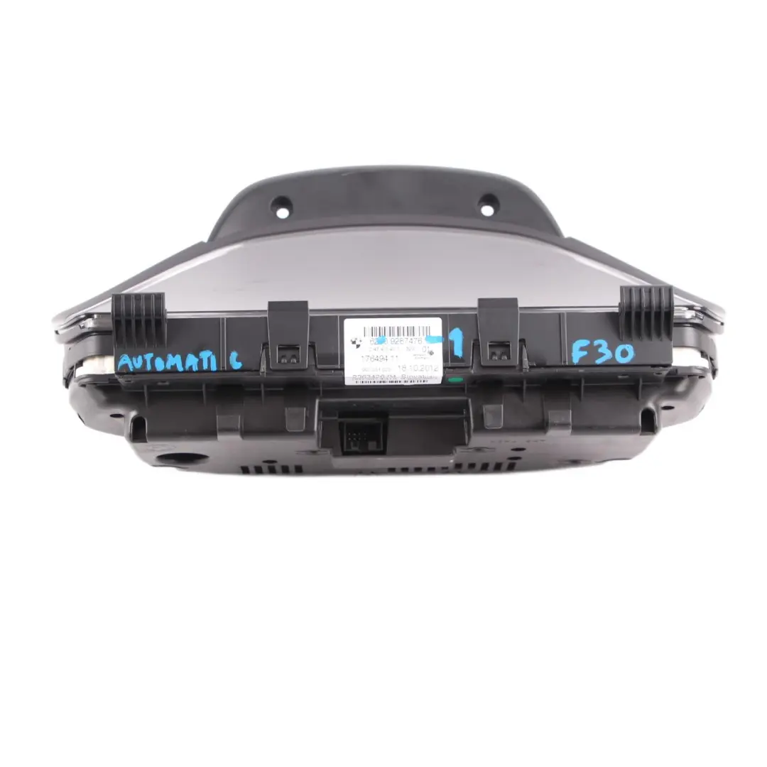  Instrument Cluster BMW F30 F31 Petrol Speedo Clocks Module MPH Automatic - SKU rhd-9287476-1 - Part number 9287476