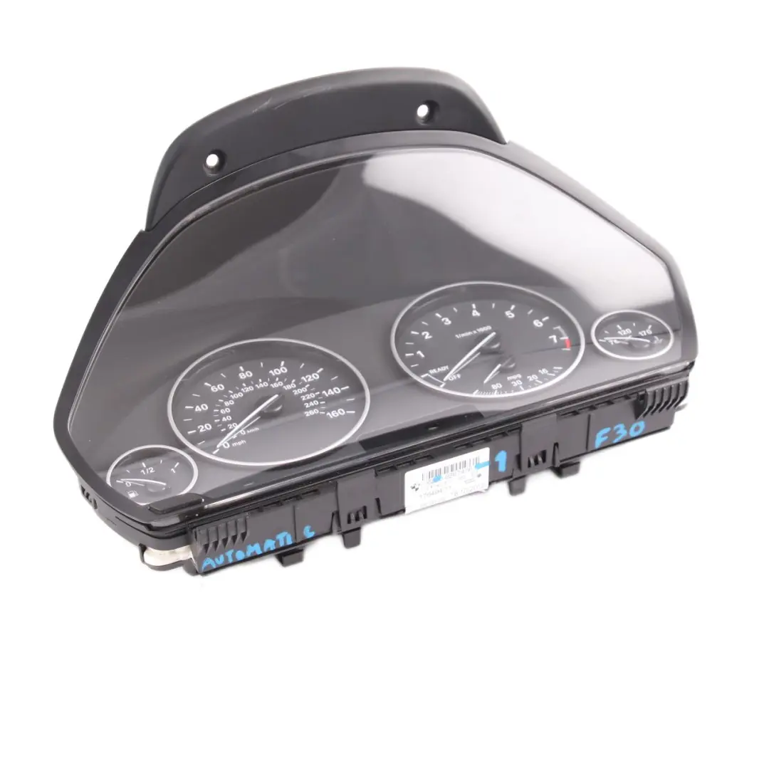 Instrument Cluster BMW F30 F31 Petrol Speedo Clocks Module MPH Automatic to with Part number 9287476 Instrument Cluster BMW F30 F31 Petrol Speedo Clocks Module MPH Automatic - SKU rhd-9287476-1 - Part number 9287476