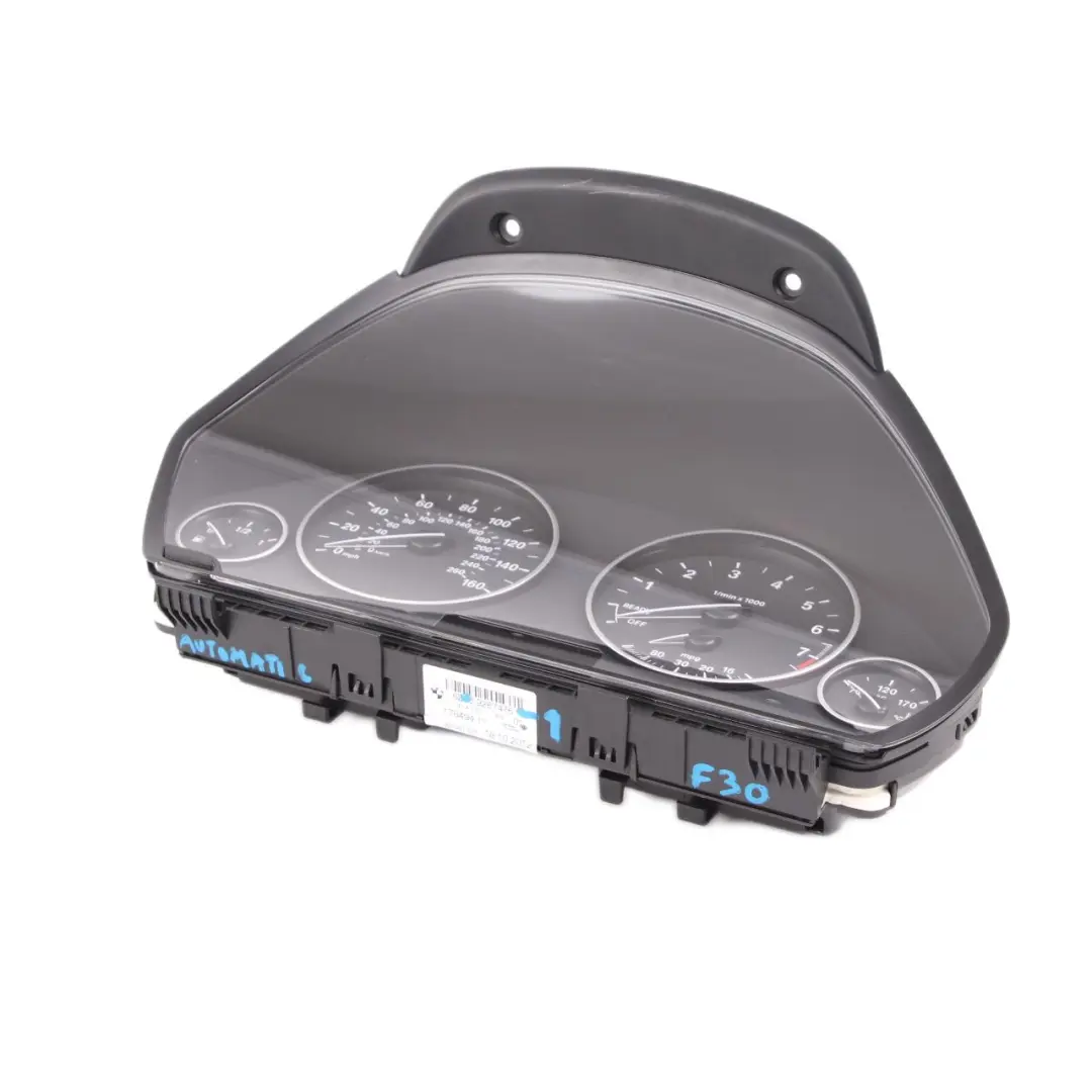 Instrument Cluster BMW F30 F31 Petrol Speedo Clocks Module MPH Automatic to with Part number 9287476 Instrument Cluster BMW F30 F31 Petrol Speedo Clocks Module MPH Automatic - SKU rhd-9287476-1 - Part number 9287476