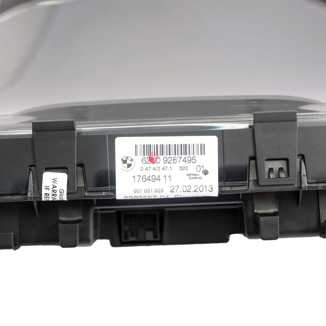 BMW 3 F30 Diesel Instrument Cluster Speedo Clocks Manual Transmission - SKU rhd-9287495 - Part number 9287495