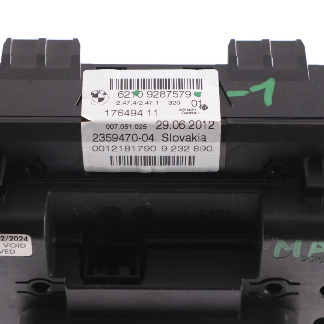 Instrument Cluster Speedo Clocks Meter Manual to BMW X3 F25 Diesel with Part number 9287579 BMW X3 F25 Diesel Instrument Cluster Speedo Clocks Meter Manual - SKU rhd-9287579-1 - Part number 9287579