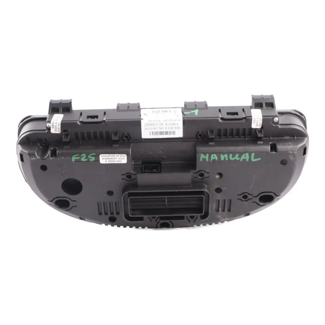 BMW X3 F25 Diesel Instrument Cluster Speedo Clocks Meter Manual - SKU rhd-9287579-1 - Part number 9287579