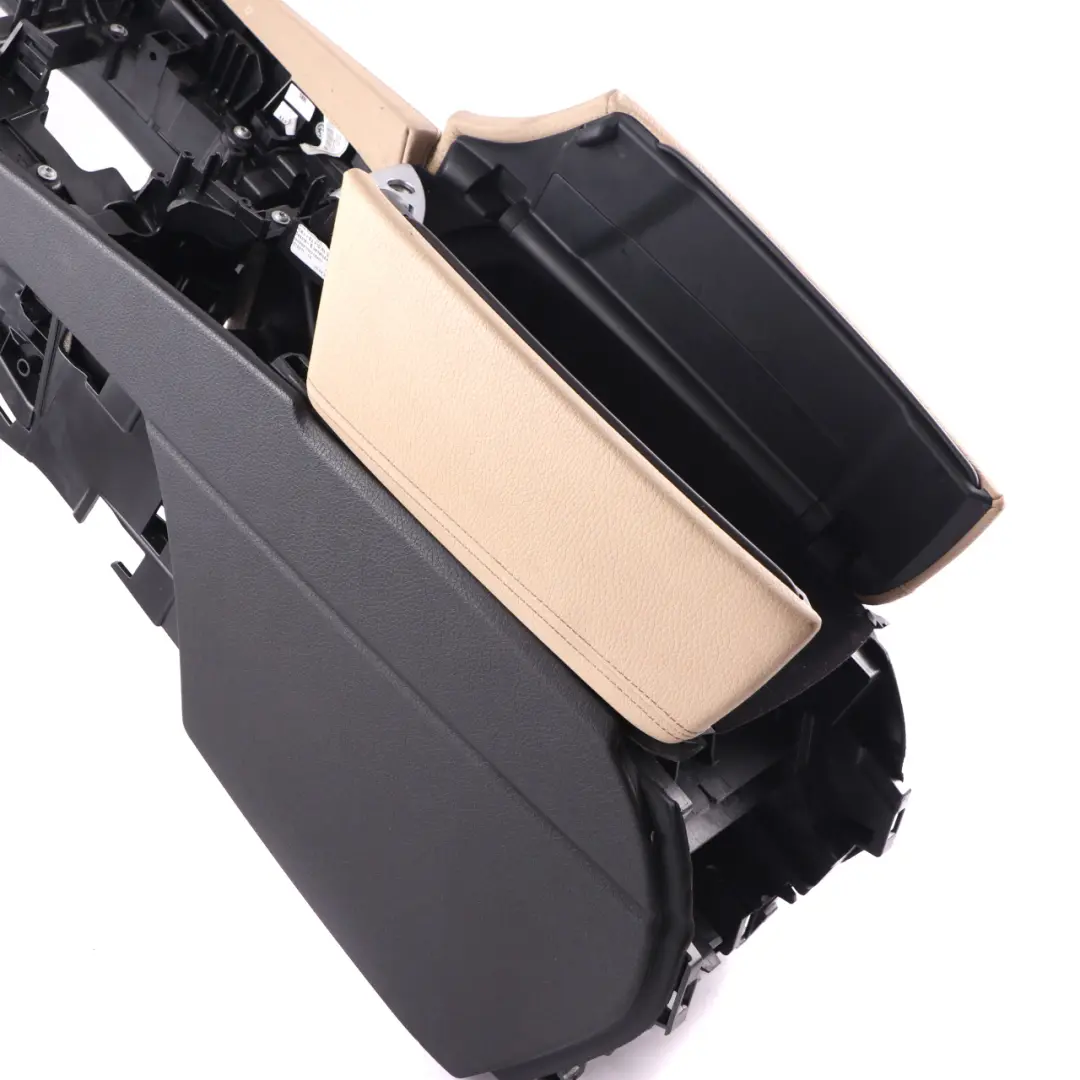 BMW 5 F10 F11 1 Centre Console Split Slide Armrest Leather Oyster - SKU rhd-9288910-3 - Part number 9288910