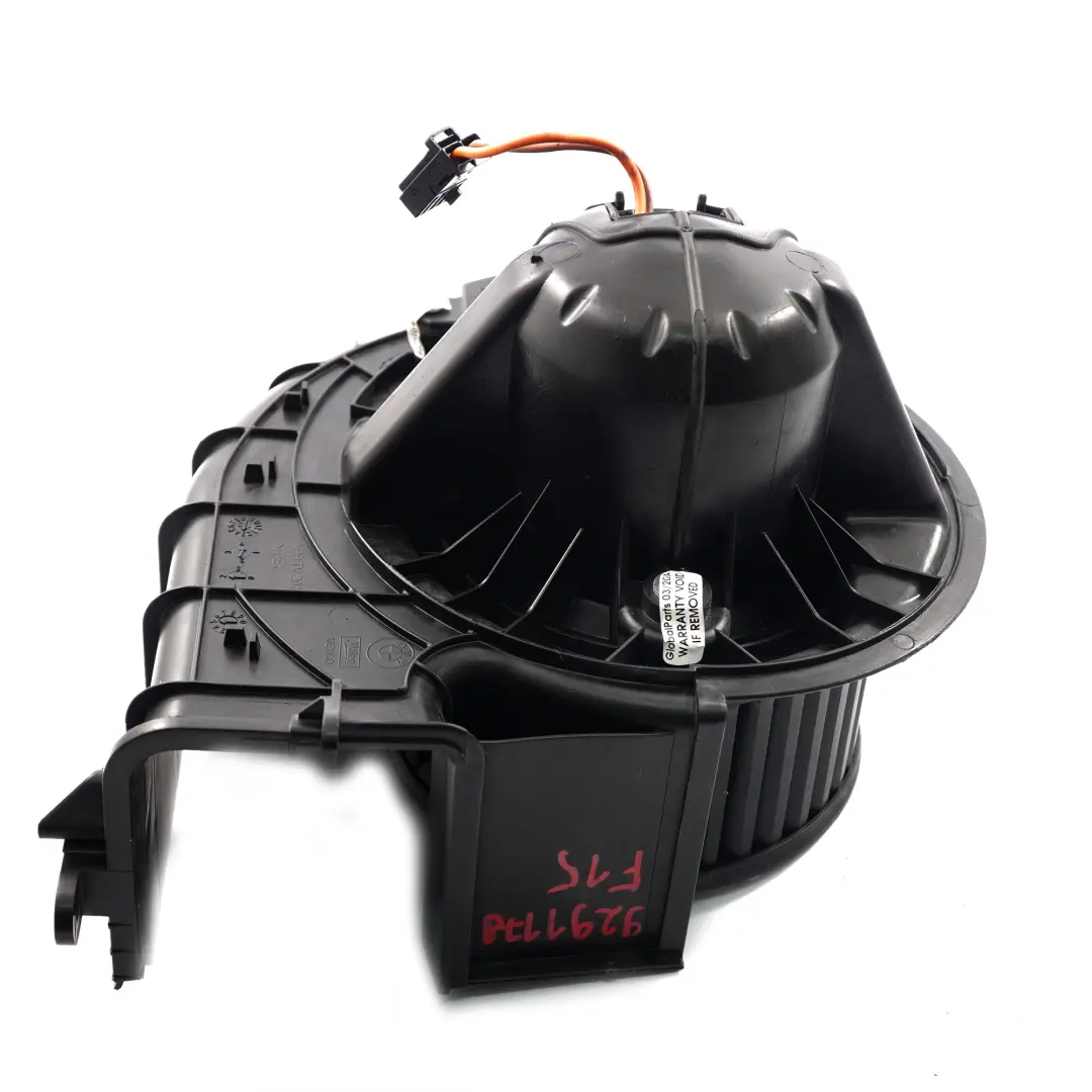 Heater Fan Blower Unit Motor to BMW X5 F15 X6 F16 with Part number 9291178 BMW X5 F15 X6 F16 Heater Fan Blower Unit Motor - SKU rhd-9291178 - Part number 9291178