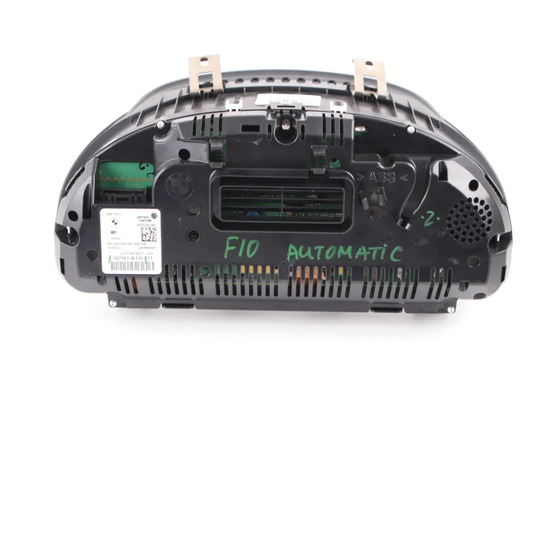 Instrument Cluster BMW F10 F11 Diesel Speedo Clocks Automatic to with Part number 9291416 Instrument Cluster BMW F10 F11 Diesel Speedo Clocks Automatic - SKU rhd-9291416-1 - Part number 9291416