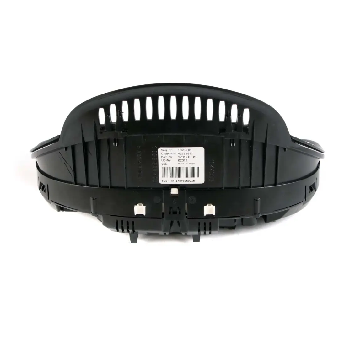 BMW 5 Series F10 F11 Diesel Instrument Cluster Speedo Clocks Manual - SKU rhd-9291416 - Part number 9291416