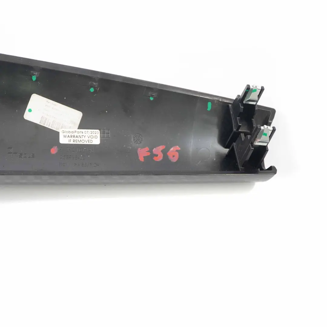 Armlehne Türverkleidung vorne links Carbon Schwarz 7393127 für Mini One Cooper F56 mit Teilenummer 9292101 Mini One Cooper F56 Armlehne Türverkleidung vorne links Carbon Schwarz 7393127 - SKU rhd-9292101 - Teilenummer 9292101
