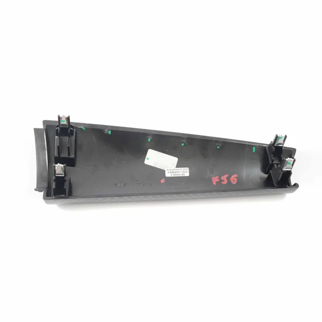 Armlehne Türverkleidung vorne links Carbon Schwarz 7393127 für Mini One Cooper F56 mit Teilenummer 9292101 Mini One Cooper F56 Armlehne Türverkleidung vorne links Carbon Schwarz 7393127 - SKU rhd-9292101 - Teilenummer 9292101