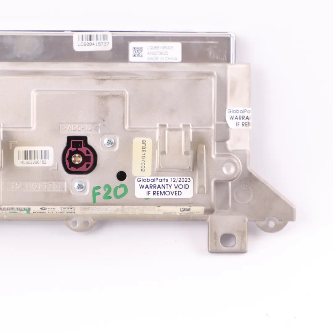 Central Information Display Screen 6,5" Radio Nav to BMW F20 F21 F22 F23 with Part number 9292244 BMW F20 F21 F22 F23 Central Information Display Screen 6,5" Radio Nav - SKU rhd-9292244-1 - Part number 9292244