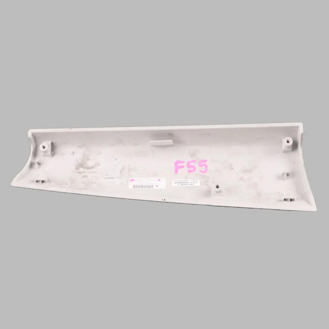 Dashboard Trim Secret Compartment Decor Interior Panel Off White to Mini F55 F56 with Part number 9292388 Mini F55 F56 Dashboard Trim Secret Compartment Decor Interior Panel Off White - SKU rhd-9292388 - Part number 9292388