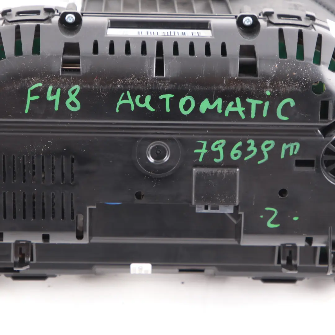 Instrument Cluster Speedo Clocks Meter Automatic to BMW X1 F48 Diesel with Part number 9295446 BMW X1 F48 Diesel Instrument Cluster Speedo Clocks Meter Automatic - SKU rhd-9295446 - Part number 9295446