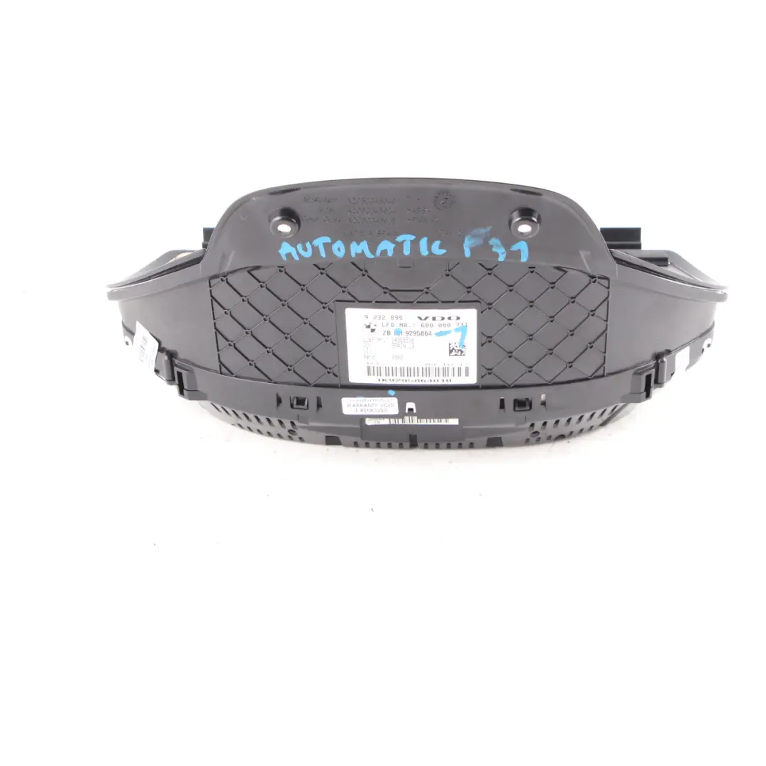 Instrument Cluster BMW F30 F31 F32 Unit Speedo Clocks Module MPH Automatic 9295864 to with Part number 9325222 Instrument Cluster BMW F30 F31 F32 Unit Speedo Clocks Module MPH Automatic 9295864 - SKU rhd-9295864-1 - Part number 9325222