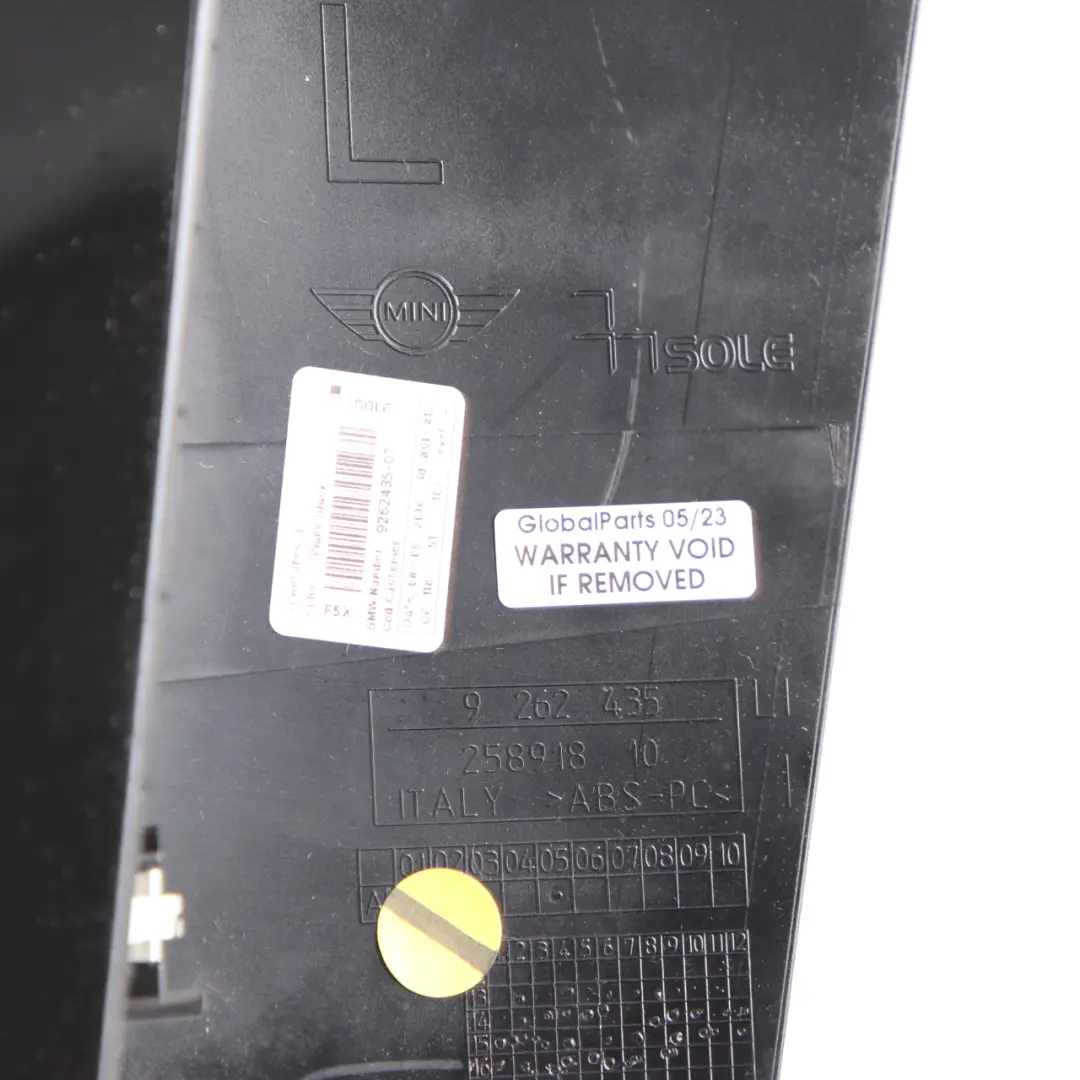 Mini F55 F56 Decorative Strip Dash Interior Trim Cover Panel Set Piano Black - SKU rhd-9297775-1 - Part number 9297775