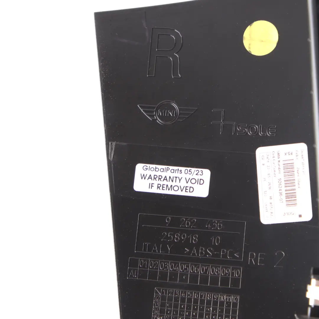 Mini F55 F56 Decorative Strip Dash Interior Trim Cover Panel Set Piano Black - SKU rhd-9297775-1 - Part number 9297775