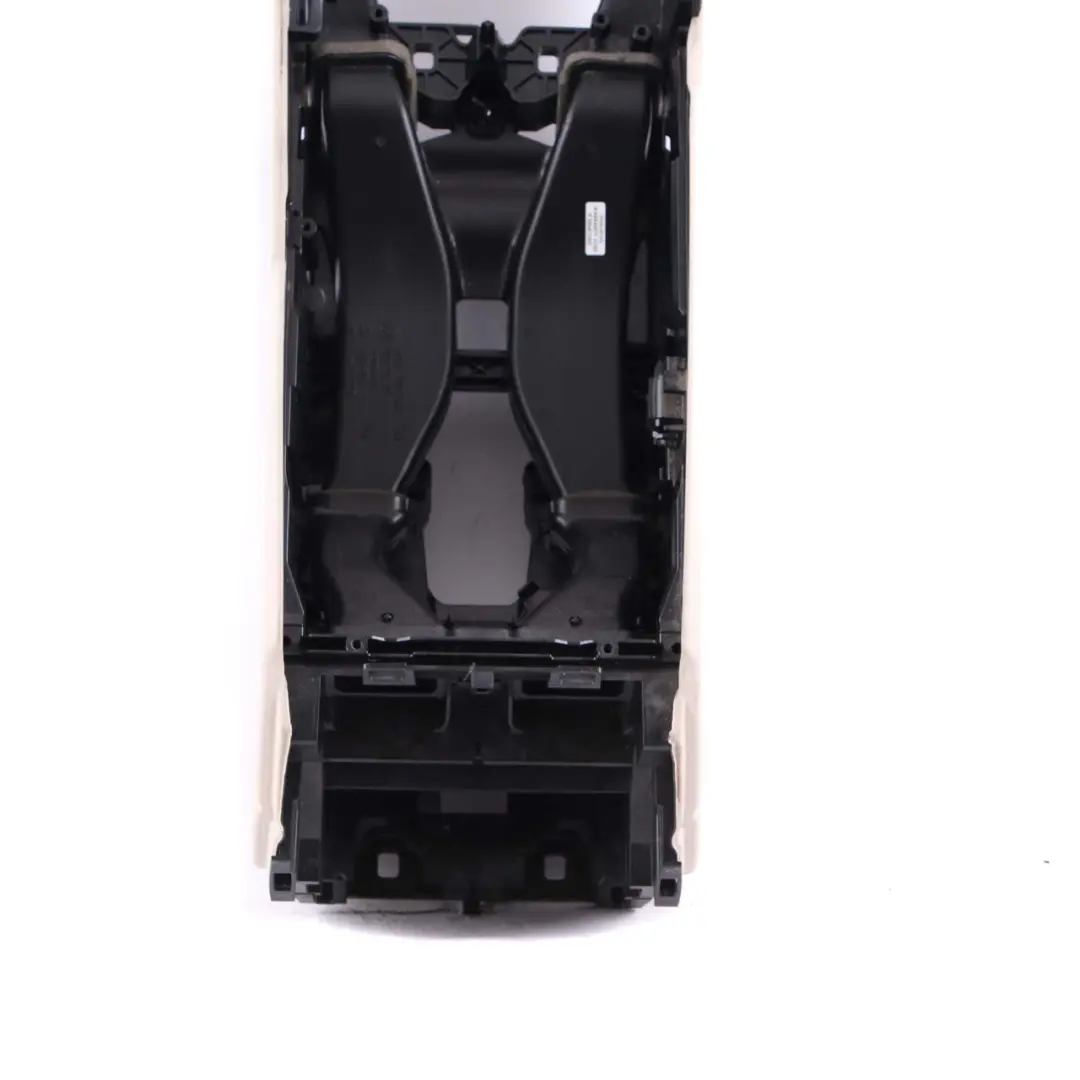 BMW F10 F11 Centre Console Holder Mounting Unit Leather Dakota Oyster - SKU rhd-9299284 - Part number 9299284