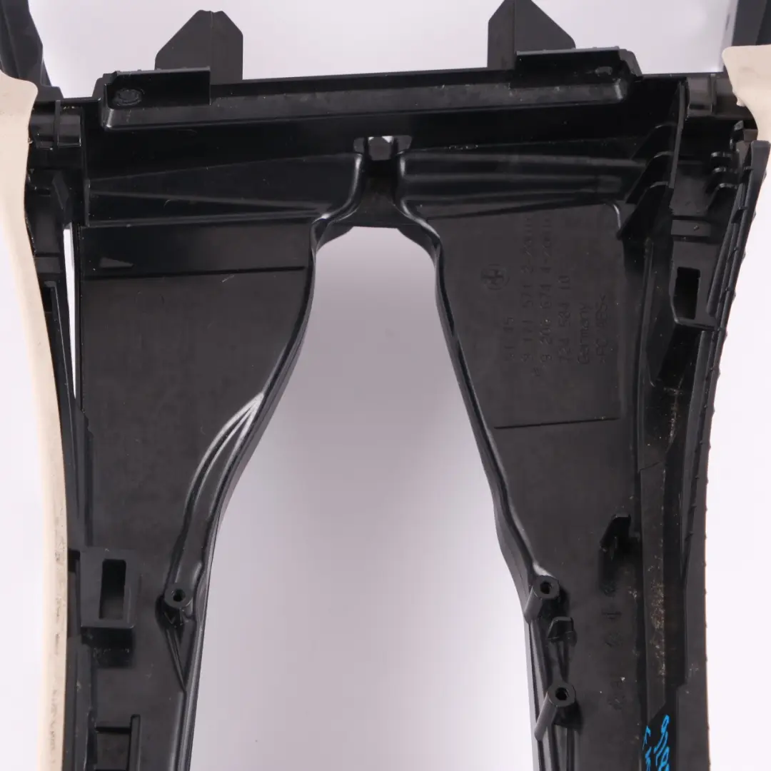Centre Console Holder Mounting Unit Leather Dakota Oyster to BMW F10 F11 with Part number 9299284 BMW F10 F11 Centre Console Holder Mounting Unit Leather Dakota Oyster - SKU rhd-9299284 - Part number 9299284