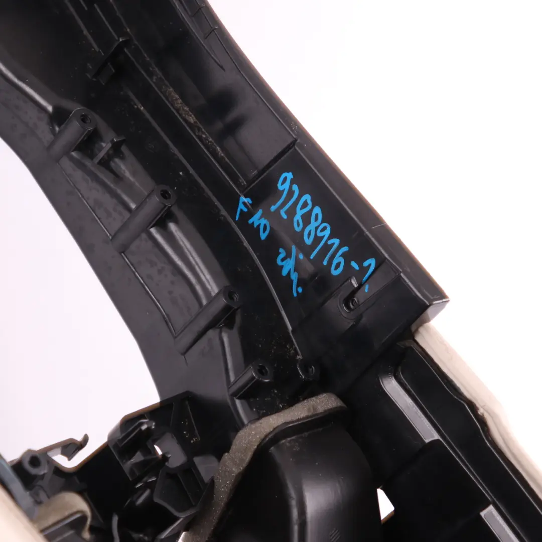 BMW F10 F11 Centre Console Holder Mounting Unit Leather Dakota Oyster - SKU rhd-9299284 - Part number 9299284