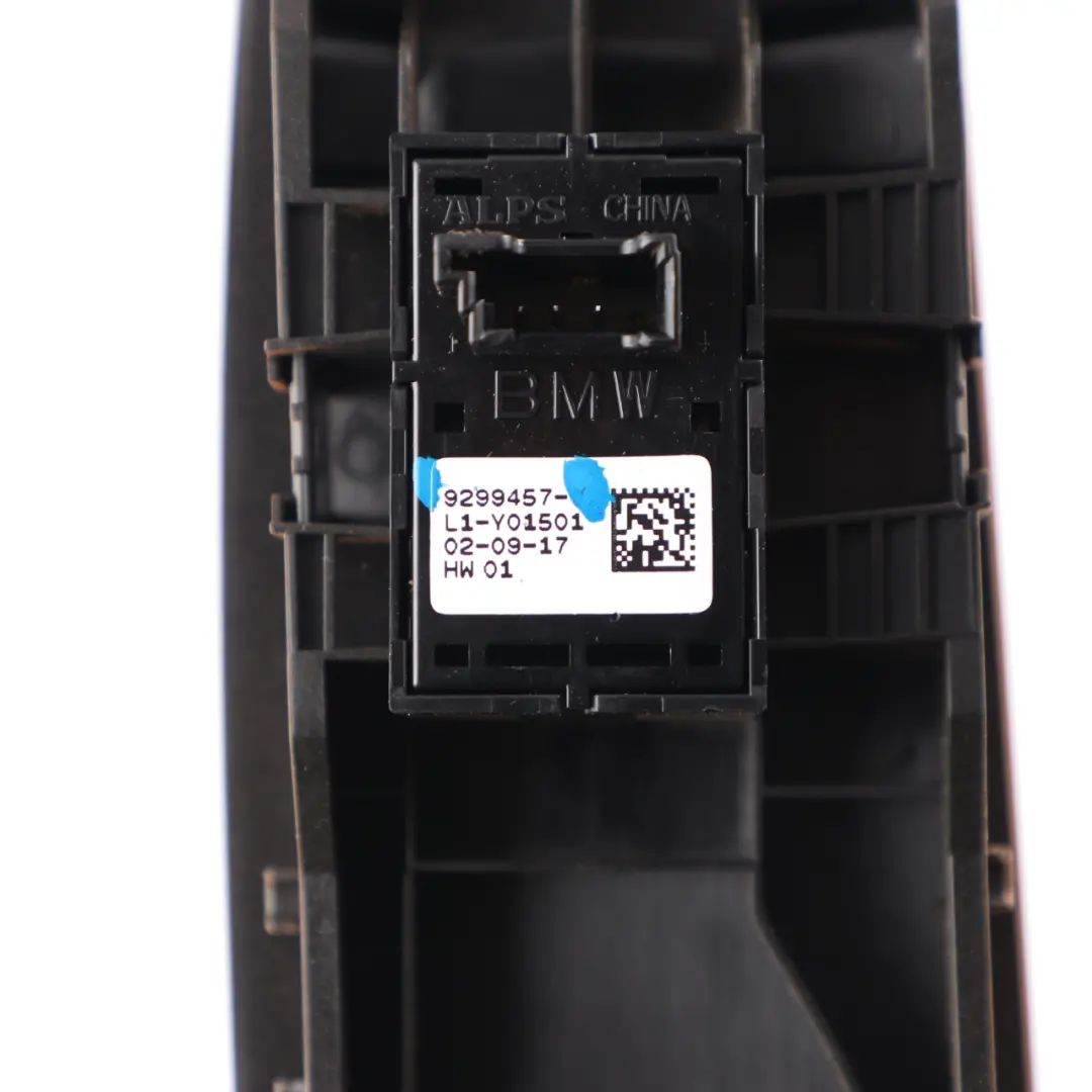 Window Lifter Switch Regulator Front Left N/S Cover Trim Brown 7406263 to BMW G11 with Part number 9299457 BMW G11 Window Lifter Switch Regulator Front Left N/S Cover Trim Brown 7406263 - SKU rhd-9299457-2 - Part number 9299457