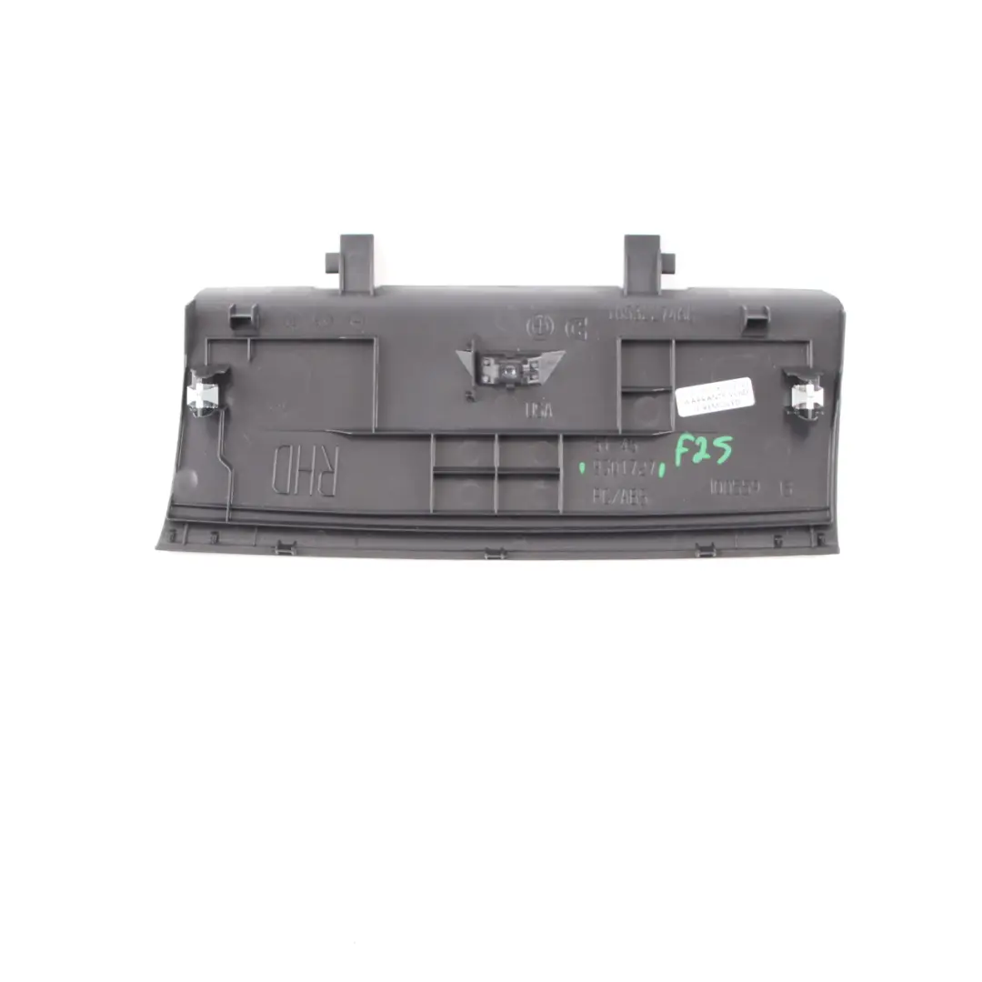 Cover Dashboard BMW X3 F25 X4 F26 Trim Panel Centerstack Lower Black - SKU rhd-9301727 - Part number 9301727