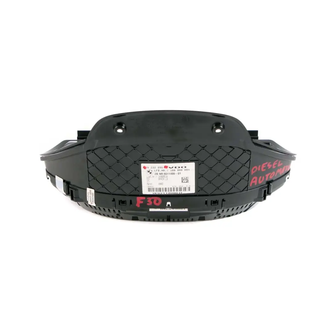 BMW 3 4 F30 F31 F32 Instrument Cluster Unit Speedo Clocks MPH Automatic 9311400 - SKU rhd-9311400 - Part number 9325222