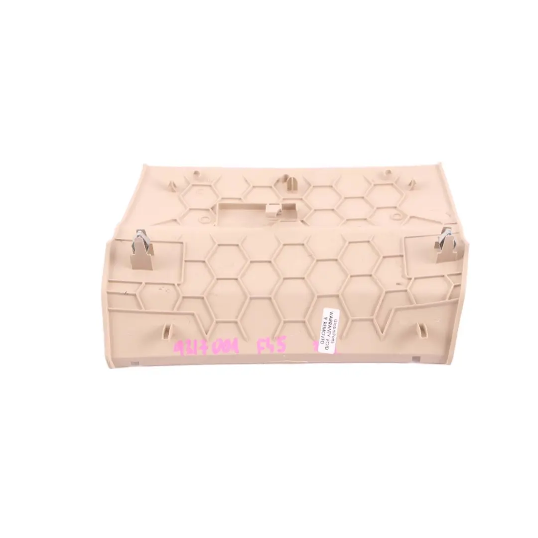 Center Console Dashboard Tray Cover Trim Panel Centerstack Beige 9310440 to BMW F45 with Part number 9317001 BMW F45 Center Console Dashboard Tray Cover Trim Panel Centerstack Beige 9310440 - SKU rhd-9317001 - Part number 9317001