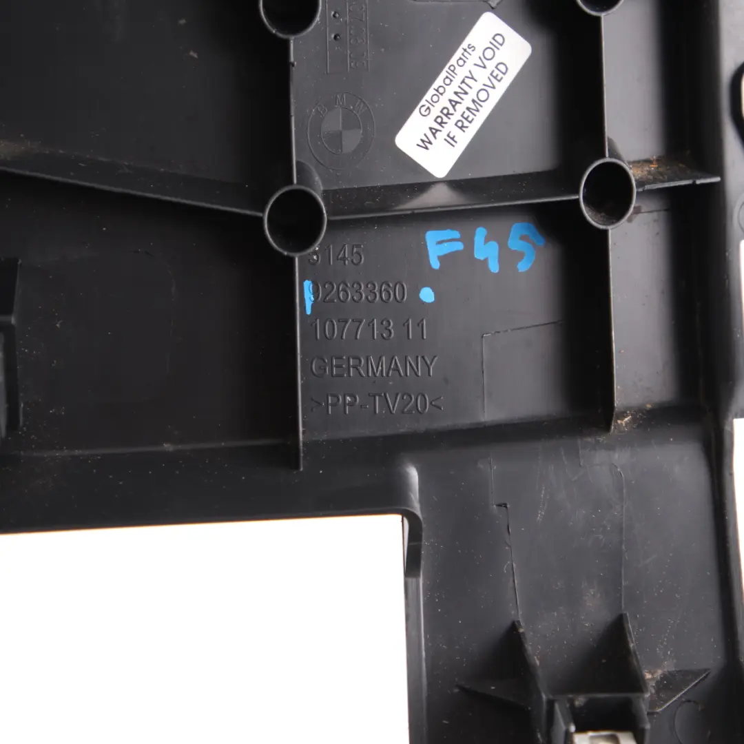 Dashboard Dash Console Driver Side Trim Panel Black 9263360 to BMW F45 F46 Cover with Part number 9317026 BMW F45 F46 Cover Dashboard Dash Console Driver Side Trim Panel Black 9263360 - SKU rhd-9317026 - Part number 9317026