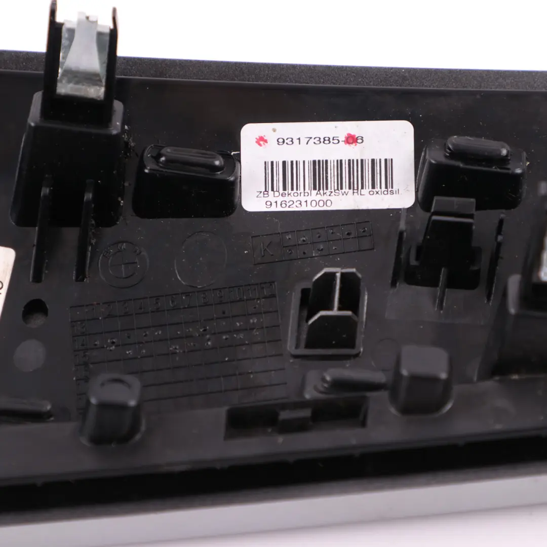 Trim Instrument Panel Dashboard Cover Oxide Silver Black to BMW 2 F45 F46 with Part number 9317385 BMW 2 F45 F46 Trim Instrument Panel Dashboard Cover Oxide Silver Black - SKU rhd-9317385 - Part number 9317385