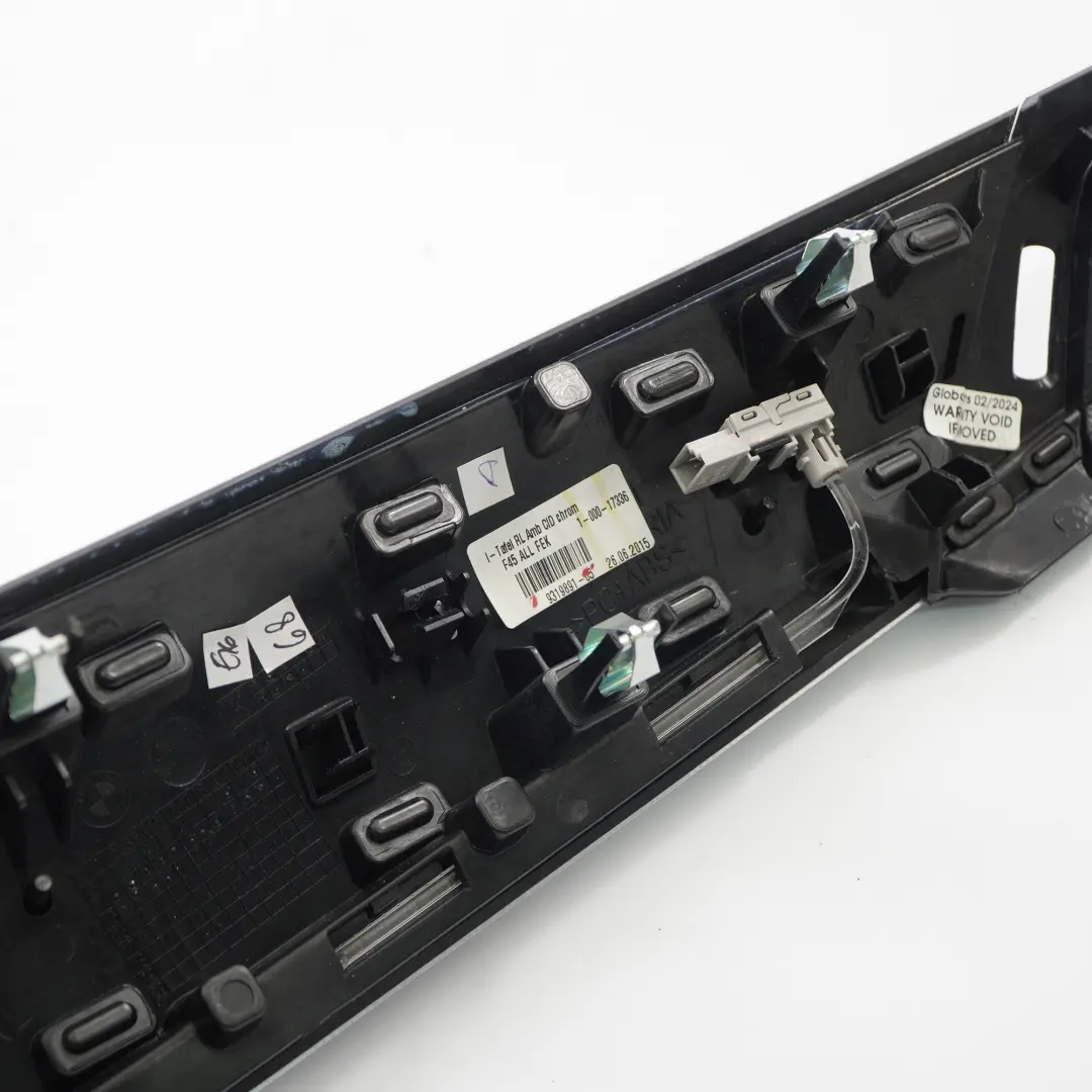 Dashboard Panel Trim Strip Air Vent Frame Cover Brushed Alu 9319891 to BMW F45 with Part number 9319889 BMW F45 Dashboard Panel Trim Strip Air Vent Frame Cover Brushed Alu 9319891 - SKU rhd-9319889 - Part number 9319889