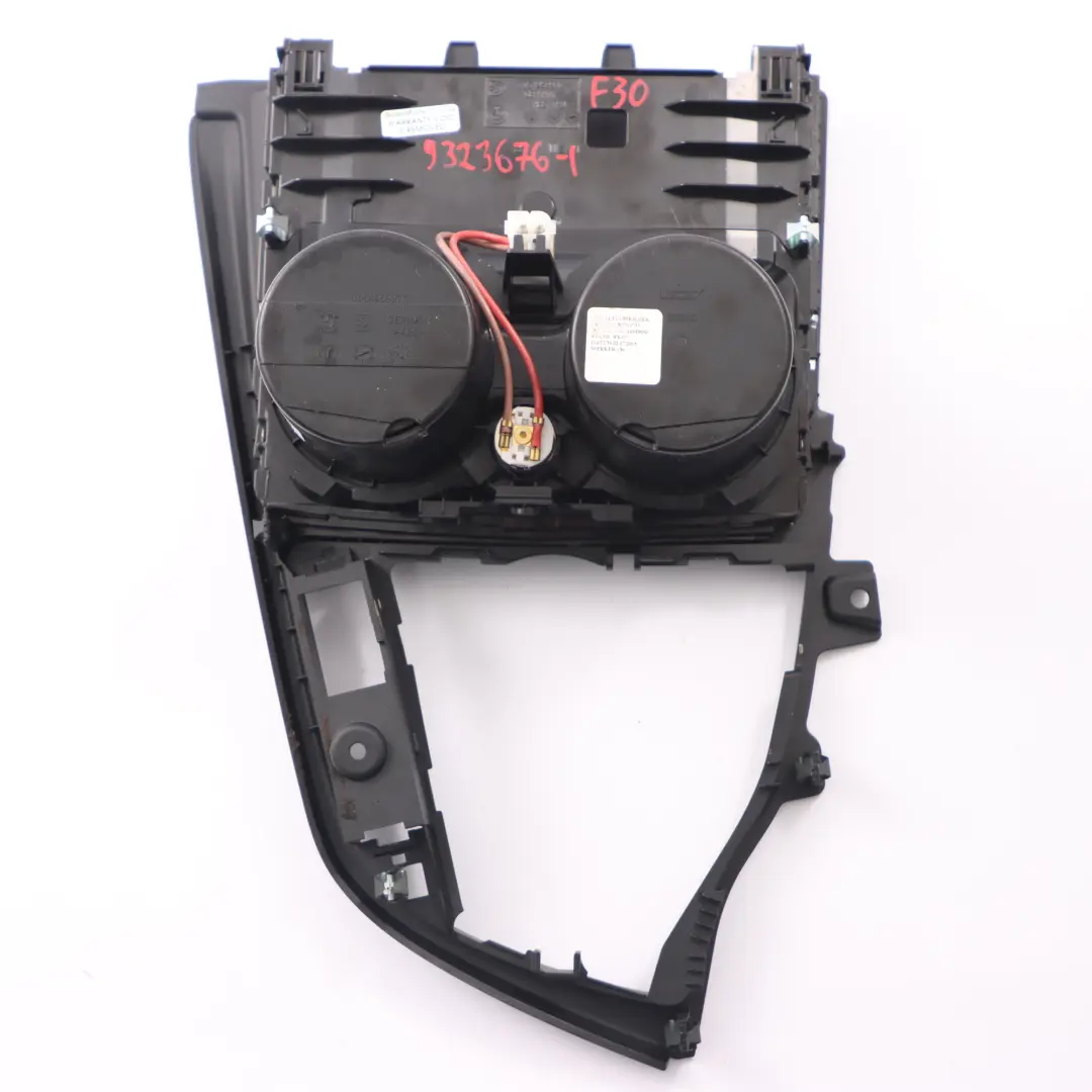Centre Console Front Cup Holders Black to BMW F30 F31 LCI F32 F33 Cover with Part number 9323676 BMW F30 F31 LCI F32 F33 Cover Centre Console Front Cup Holders Black - SKU rhd-9323676-1 - Part number 9323676