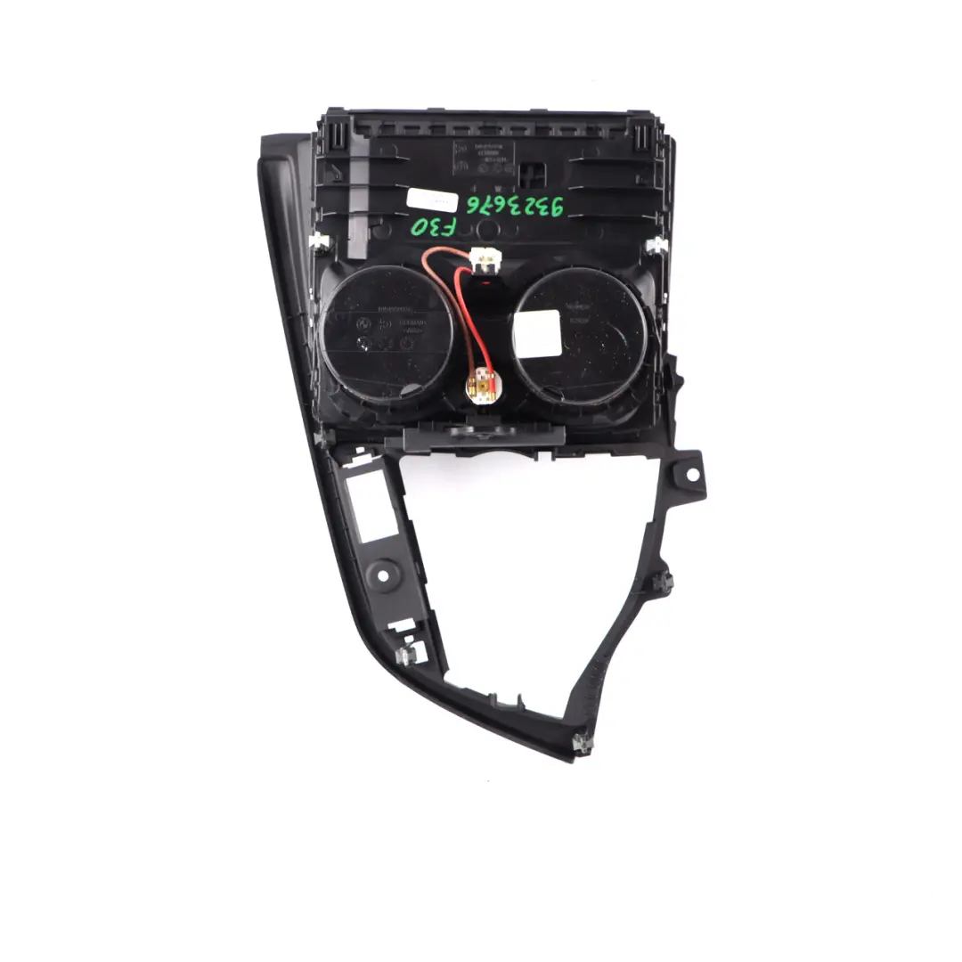  Centre Console BMW F30 F31 LCI F32 F33 Cover Front Cup Holders Black - SKU rhd-9323676 - Part number 9323676
