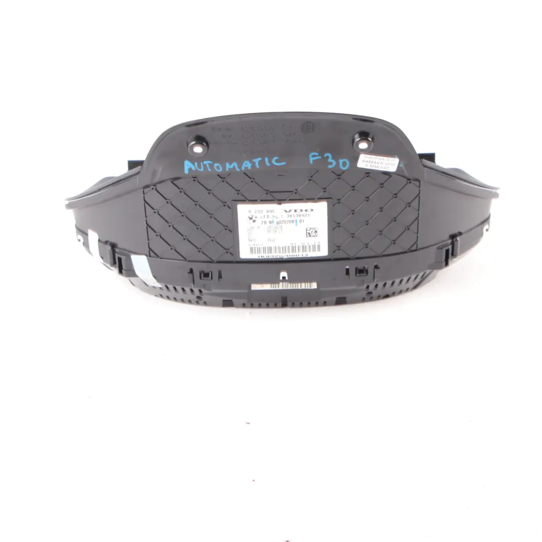 Instrument Cluster BMW F30 F31 Diesel Speedo Clocks Meter Automatic to with Part number 9325208 Instrument Cluster BMW F30 F31 Diesel Speedo Clocks Meter Automatic - SKU rhd-9325208 - Part number 9325208