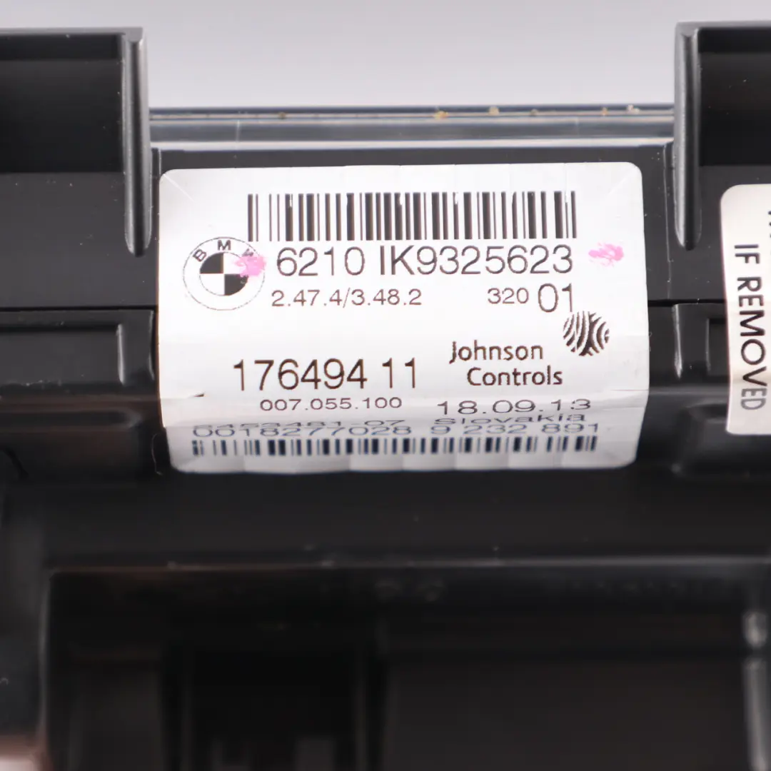 Instrument Cluster BMW F20 F21 F22 Diesel Speedo Clocks MPH Manual to with Part number 9325623 Instrument Cluster BMW F20 F21 F22 Diesel Speedo Clocks MPH Manual - SKU rhd-9325623 - Part number 9325623