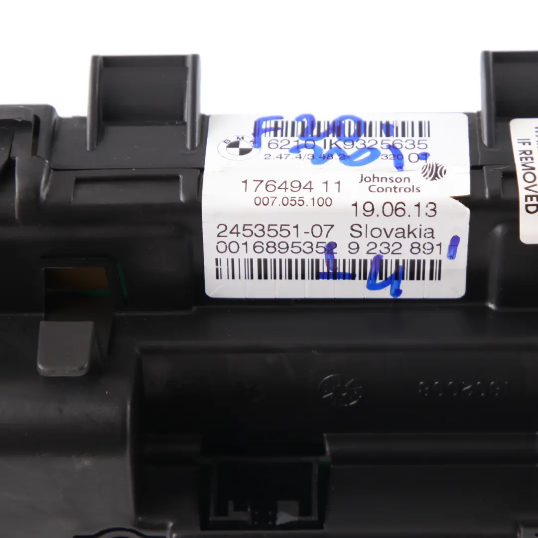 Instrument Cluster BMW F20 F21 F22 Diesel Speedo Clocks MPH Manual to with Part number 9325635 Instrument Cluster BMW F20 F21 F22 Diesel Speedo Clocks MPH Manual - SKU rhd-9325635 - Part number 9325635