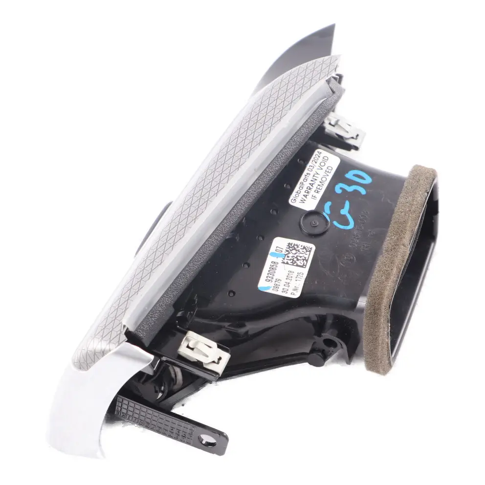 Air Vent BMW G30 G31 F90 G32 GT Fresh Air Grille Driver's Side Right O/S - SKU rhd-9330858 - Part number 9330858