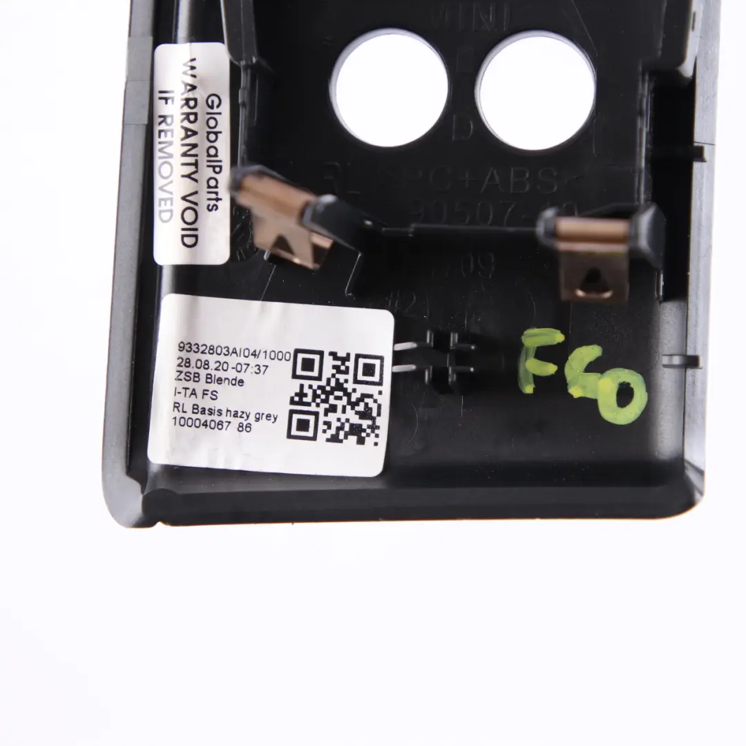 Dashboard Trim Mini Countryman F60 Decor Cover Driver's Side Hazy Grey 9332803 to with Part number Dashboard Trim Mini Countryman F60 Decor Cover Driver's Side Hazy Grey 9332803 - SKU rhd-9332803 - Part number